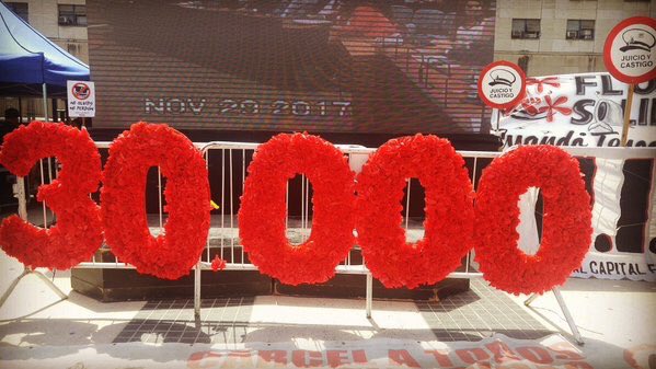 Terminó el juicio a los genocidas de la ESMA. 29 perpetuas. 19 condenas de 8 a 25 años. 6 absueltos. Juicio histórico y sentencia contundente. Ahora hace  falta tiempo para digerir esto. Abrazo Herman@s madres y abuelas.