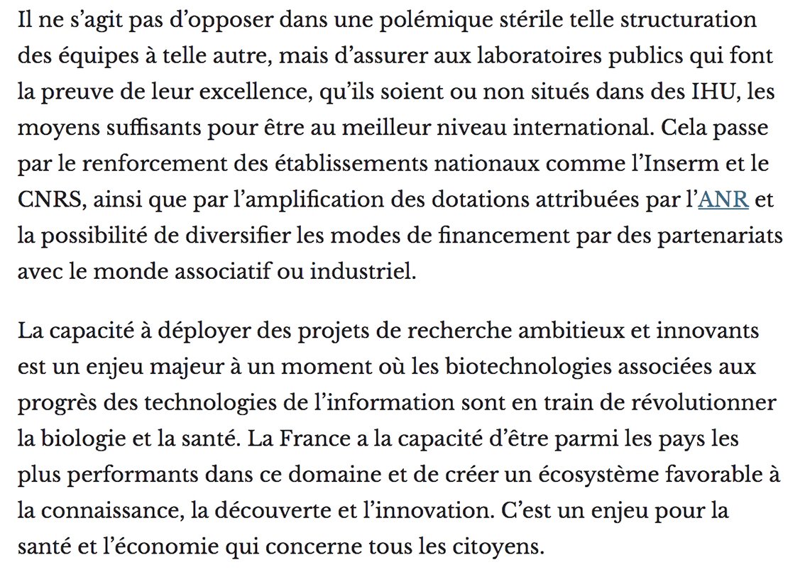 Immunopole's tweet photo. #InstitutsHospitaloUniversitaires : fausses querelles, vrais enjeux @FR_Conversation par #SebastianAmigorena @daniel_choquet1 #AnneDejean #PierreOlivierCouraud #JeanPhilippeGirard @girault_antoine #BernardJégou #JeanPhilippePin #AlainTedgui @antoine_triller @EricVivier1 https://t.co/HP0ro9DE1G
