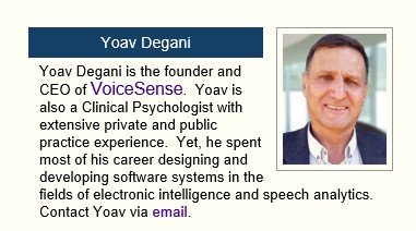 BlackSwanTel's tweet photo. Great discussion with Yoav Degani, CEO of VoiceSense w/ his intriguing technology: non-verbal speech analytics.  So many telco uses: customer care, sales, retention, and customer onboarding.  It's a winner, Yoav! https://t.co/H8UJGSOMwD https://t.co/iYNPI8wtW5
