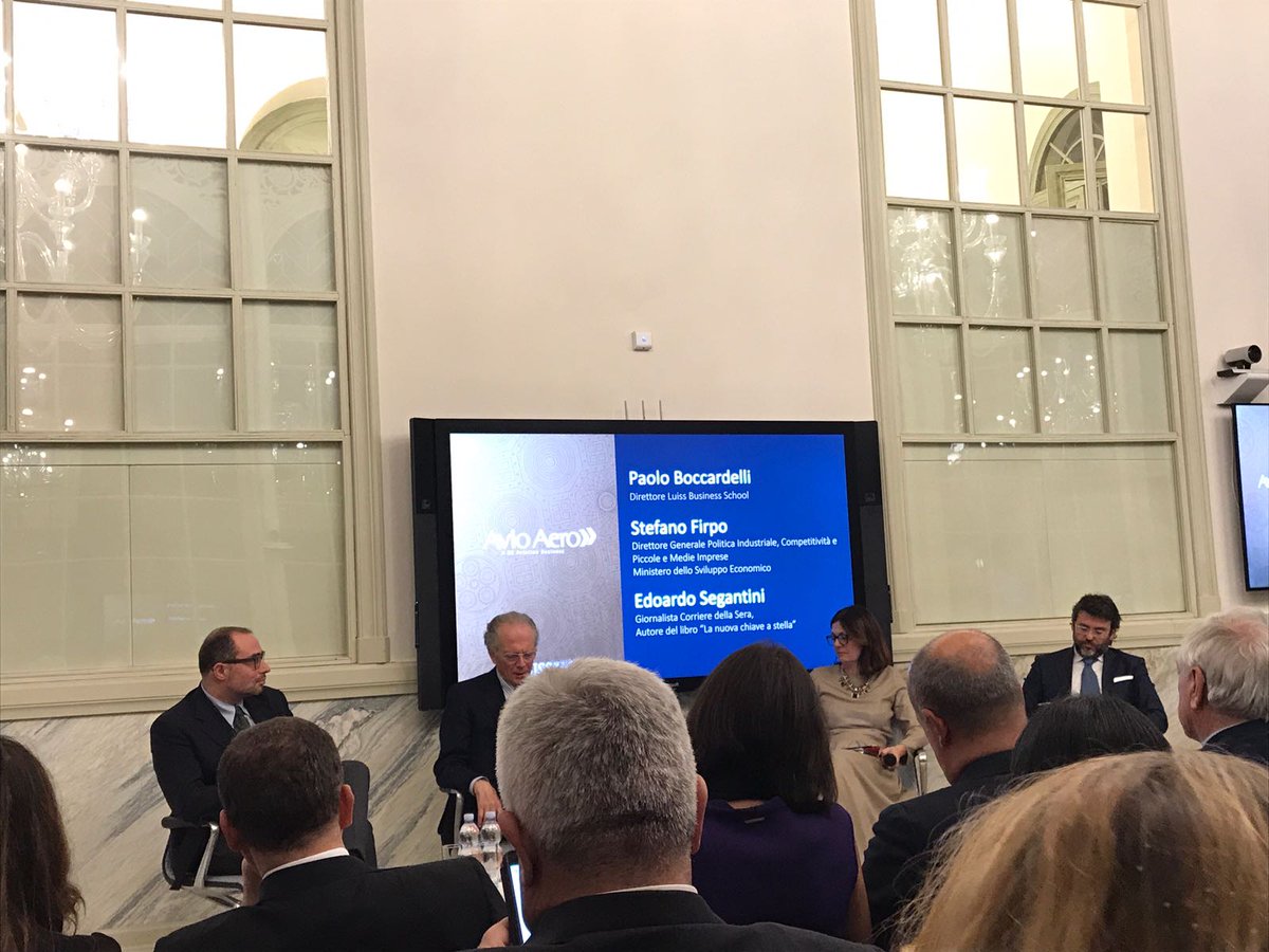 L'evento  <a href="/AvioAero/">Avio Aero</a>  “I protagonisti della quarta rivoluzione industriale“ generazioni a confronto, nuove competenze e sfide per il futuro.  @LUISSBusiness  #Industria40