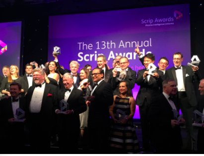 Medidata's tweet photo. Congratulations to all of tonight’s finalists and winners at the 2017 #ScripAward! @PharmaScrip https://t.co/tQlDf39P8s