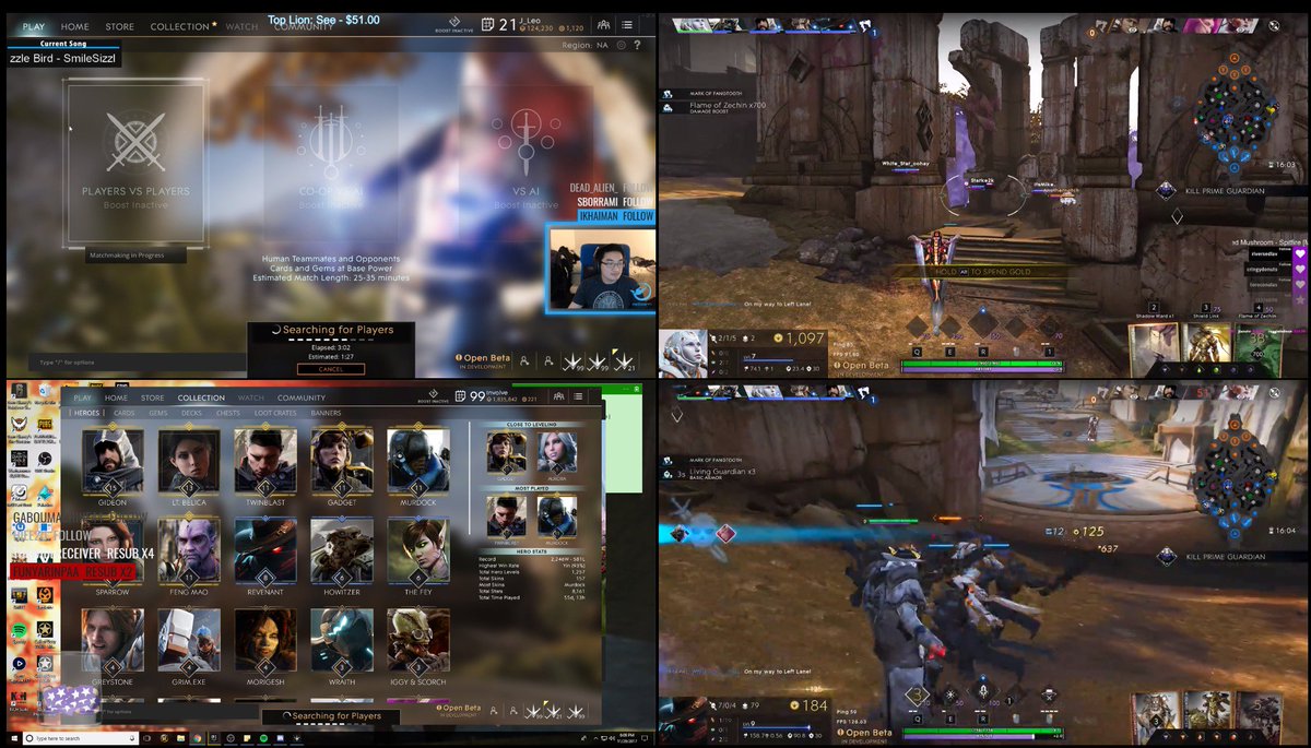 TeamRebornNA's tweet photo. When four of your players are streaming at the same time and you're not sure who to watch.... Just watch all four at once: https://t.co/DBVl7JONRX https://t.co/EzDUeMHXa7