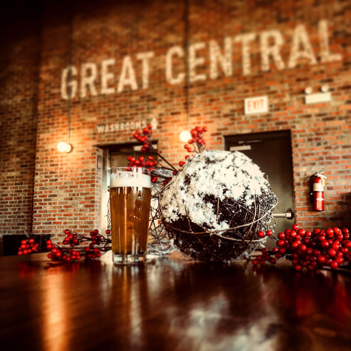 You know just gettin' in to the holiday spirit over here. 
Come on by our taproom and check it out. #gcbc #craftbeer  #contractbrewery #beerme #HolidaySpirit #holidaydecor #HolidayDecorations #holidayseason #WestLoop