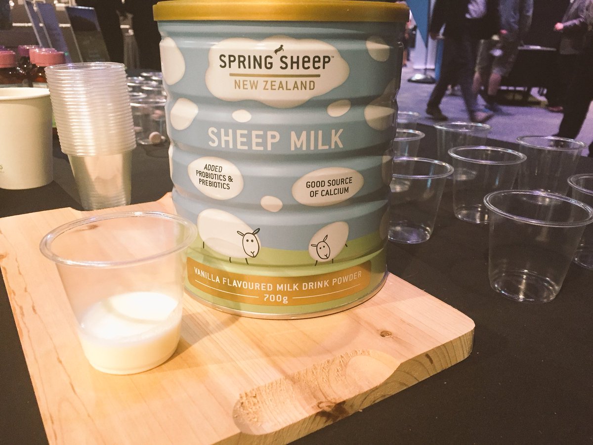 Ministry for Primary Industries (@mpi_nz) on Twitter photo If you’re with us at #FoodandFibre17 today make sure you go see <a href="/SpringSheepMilk/">Spring Sheep Milk Co</a> at lunchtime and try their milk drink powder (for kids AND big kids 👍) If you’re with us at #FoodandFibre17 today make sure you go see <a href="/SpringSheepMilk/">Spring Sheep Milk Co</a> at lunchtime and try their milk drink powder (for kids AND big kids 👍)