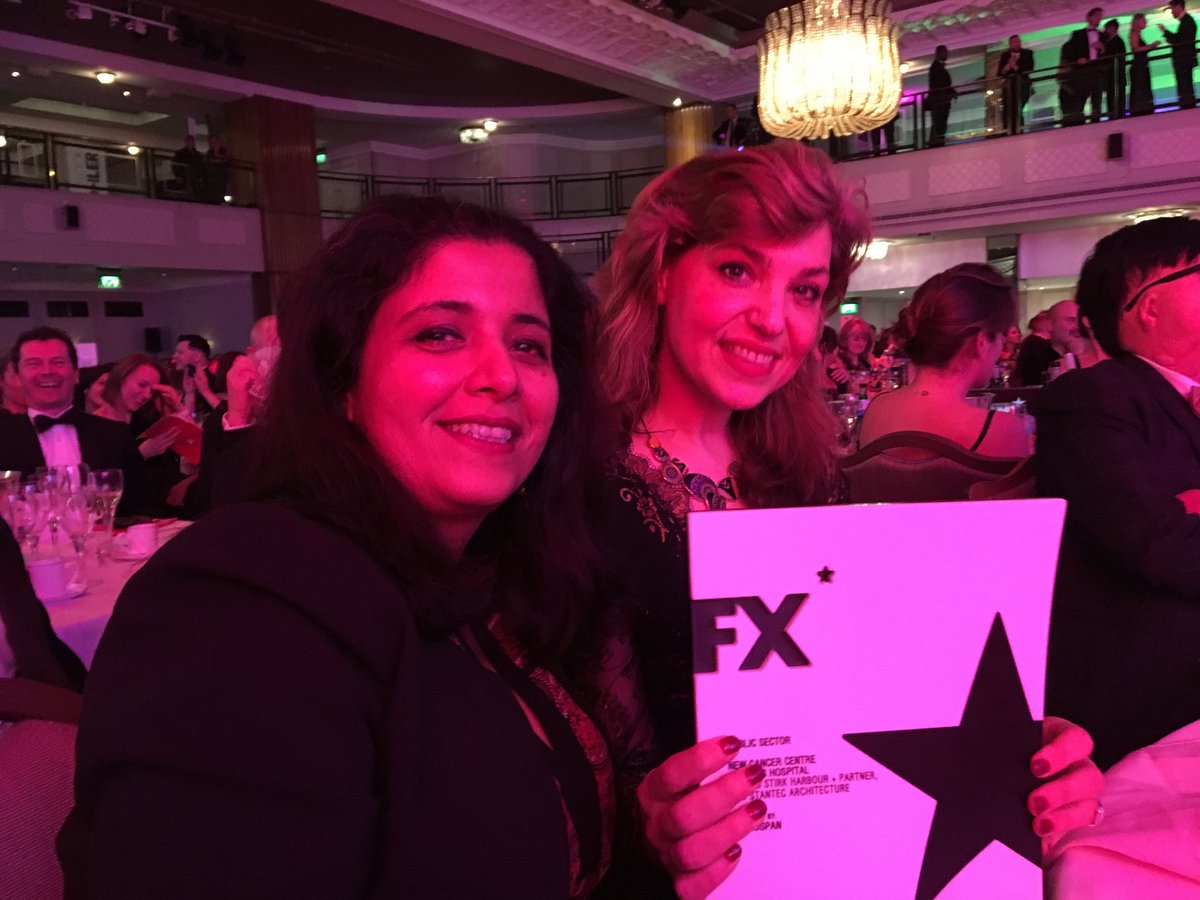 schmoooze's tweet photo. One more for the team! Congratulations again on Guys Cancer Centre winning FX interior design award in  public sector category! https://t.co/yiguAwjZUB