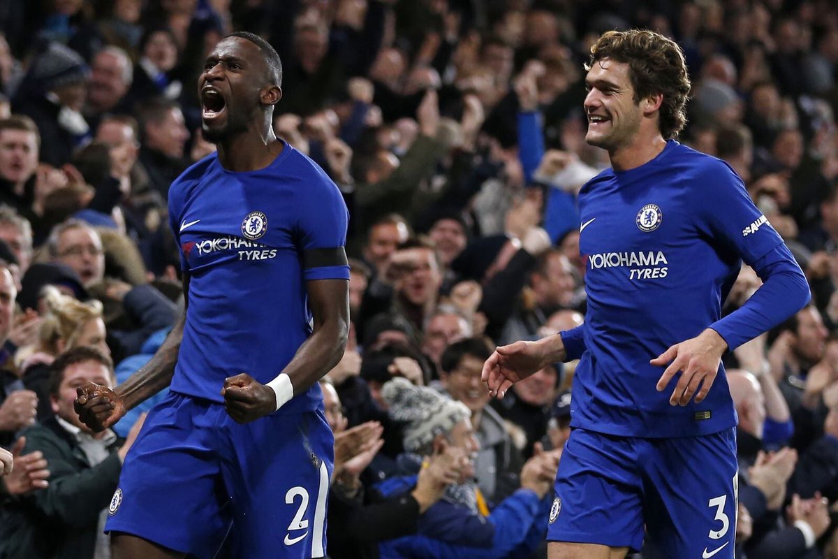 marcosalonso03's tweet photo. Job done! Grande @ToniRuediger ! ⚽️ #StamfordBridge #CHESWA @ChelseaFC https://t.co/6mghsEk3Zc