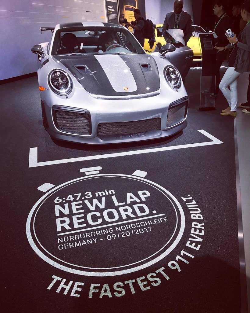 garage_monkey's tweet photo. So wait, is that a quick time? Holy eyesplatter, Batman! #porsche911gt2rs #automobilityla #garagemonkey https://t.co/I4haxQeYt9 https://t.co/eQPX34ZuMZ