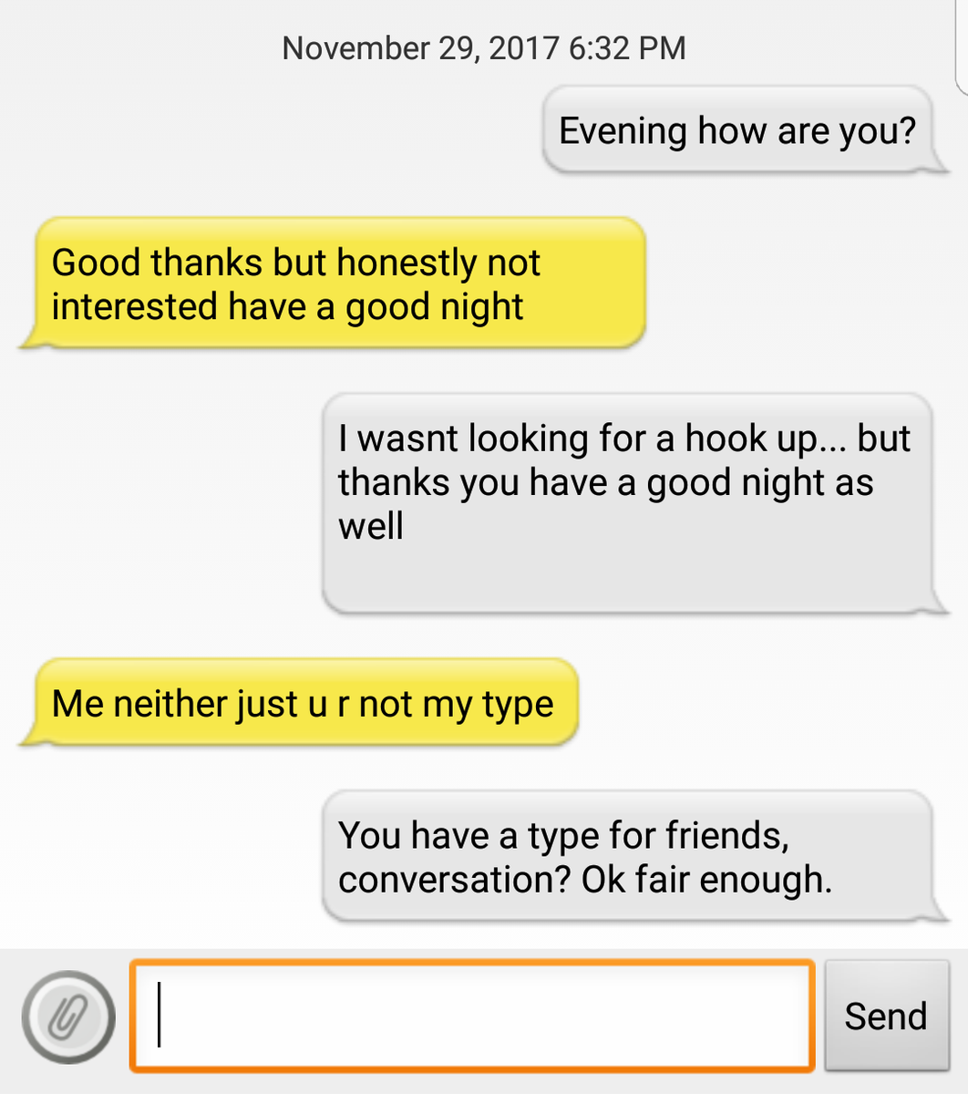 thedatingnegro's tweet photo. Apparently one has to be attractive to just be his friend or hold a conversation with him...ok queen https://t.co/dMEQdokOz3