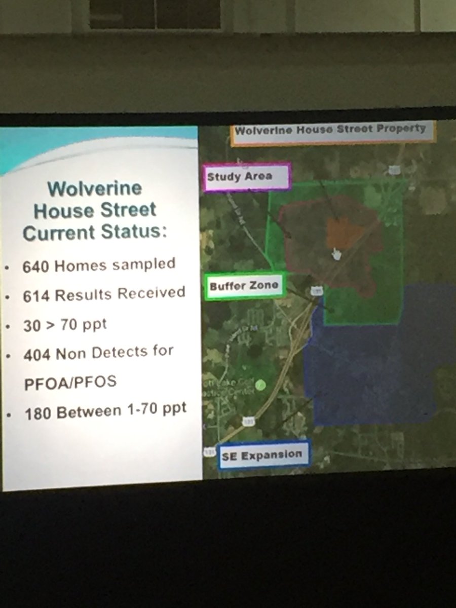 MichiganLCV's tweet photo. What if MI had lower acceptable levels? How many homes would be above ‘acceptable’? Another example of why ‘No Stricter Than Federal’ is a terrible bill for Michiganders #MiLeg #WolverineWorldWide https://t.co/ko6JayCTNd