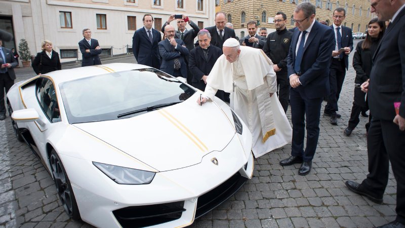 HughesWorkshop's tweet photo. Do you believe a car can be blessed? Pope Francis seems to think so. https://t.co/fRMucGNhQA https://t.co/8MJSt8lTpv