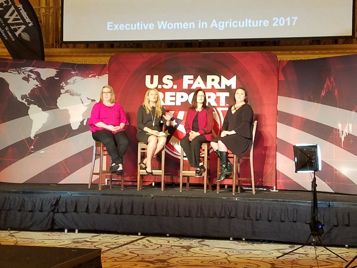 Enjoying the U.S. Farm Report at #EWA17!