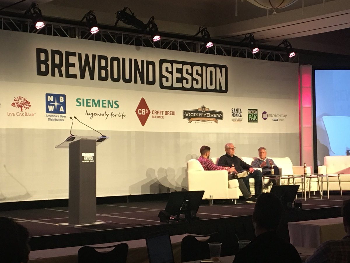 Brewbound's tweet photo. Live at #bbsession Jim Sabia and Marty Birkel of @cbrands. Watch at https://t.co/LQ4jNwtfbP https://t.co/hjR0KZ9amR