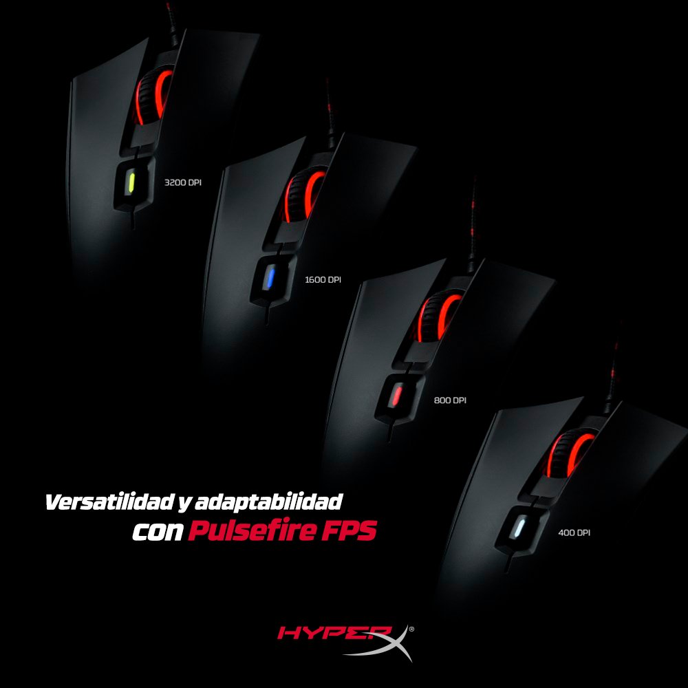 HyperXLatam's tweet photo. #PulsefireFPS cuenta con la versatilidad de cuatro configuraciones de precisión con las que podrás adaptarte a cualquier juego rápidamente #HyperX https://t.co/00KPbRgVa6