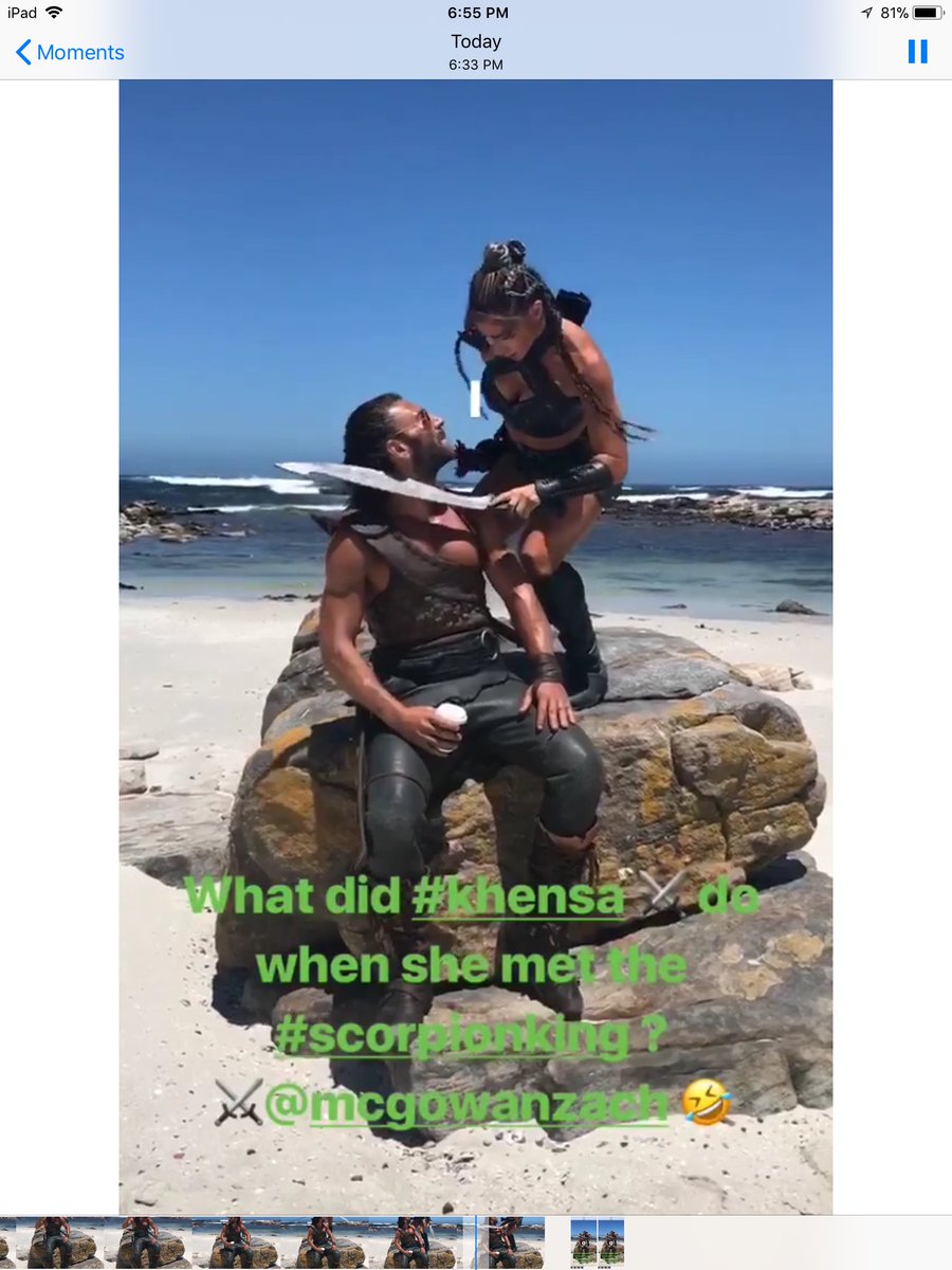 More pics captured from @MissNgInAction video on Instagram. Thank u for sharing this amazing vid!  #ZachMcGowan #maylingng #scopionking