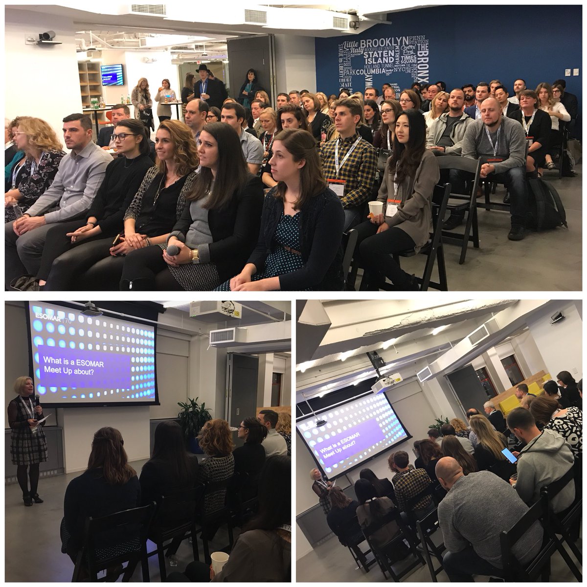 <a href="/ESOMAR/">ESOMAR</a> Meet Up NYC for #mrx and #yesomar just started at #linkedin headquarter office NYC thank you all!