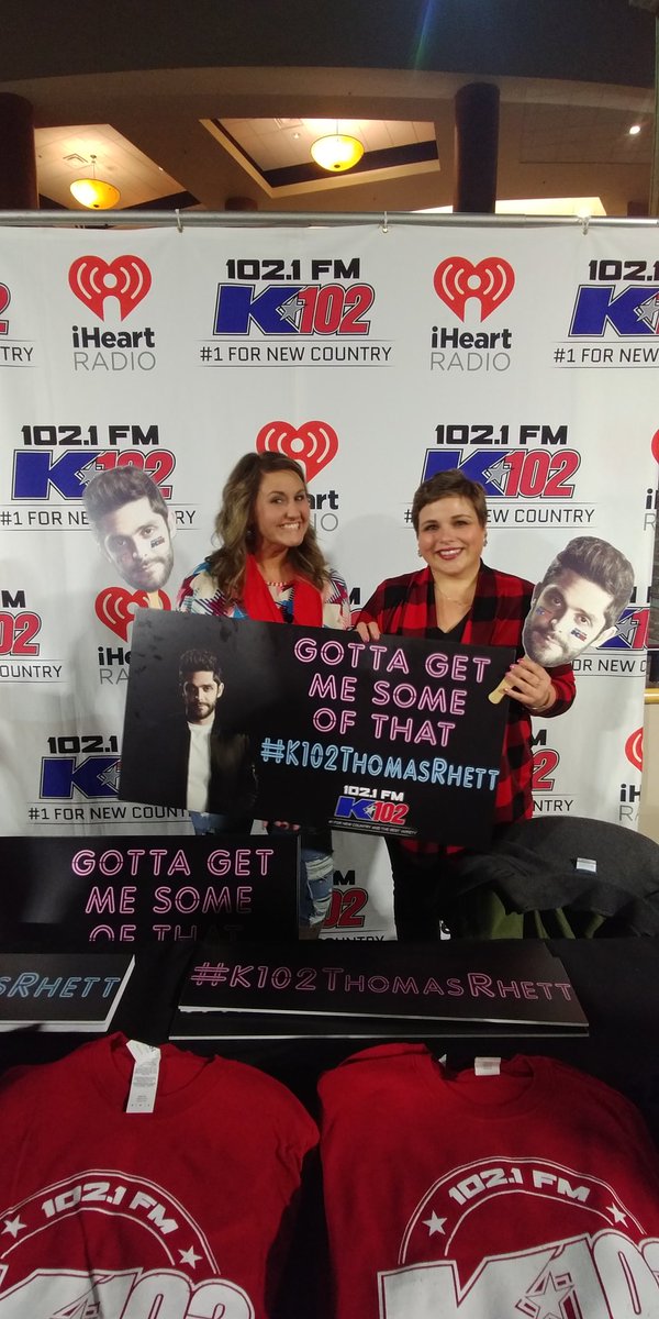 Kas43Scheffler's tweet photo. #K102ThomasRhett @k102 We want to meet Thomas Rhett!!! Make our annual girls' night special!! https://t.co/dWdDNMmJdr