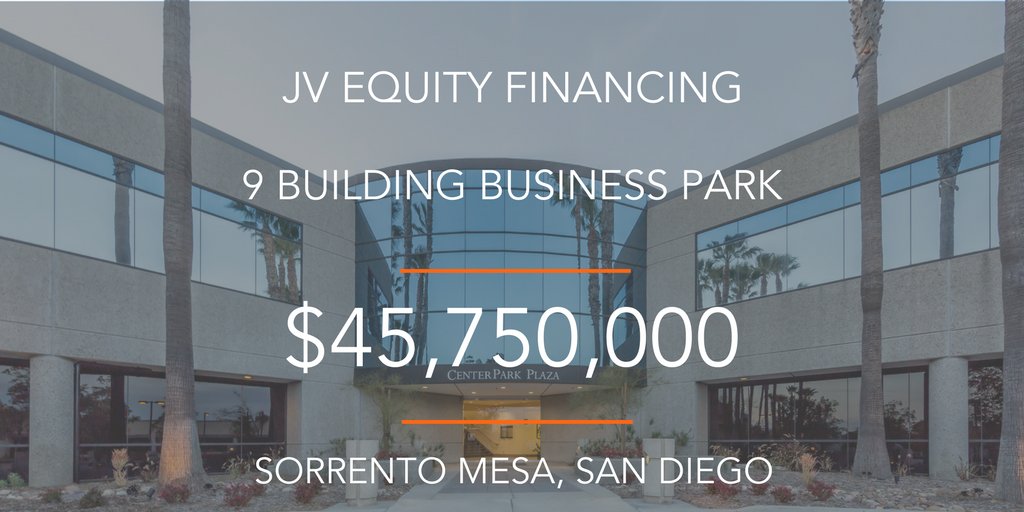DekelCapital's tweet photo. Dekel Capital arranges JV Equity for $45,750,000 acquisition and repositioning of 9-building business park in greater San Diego https://t.co/GbfHvDmNNH https://t.co/tEHE27qNIx