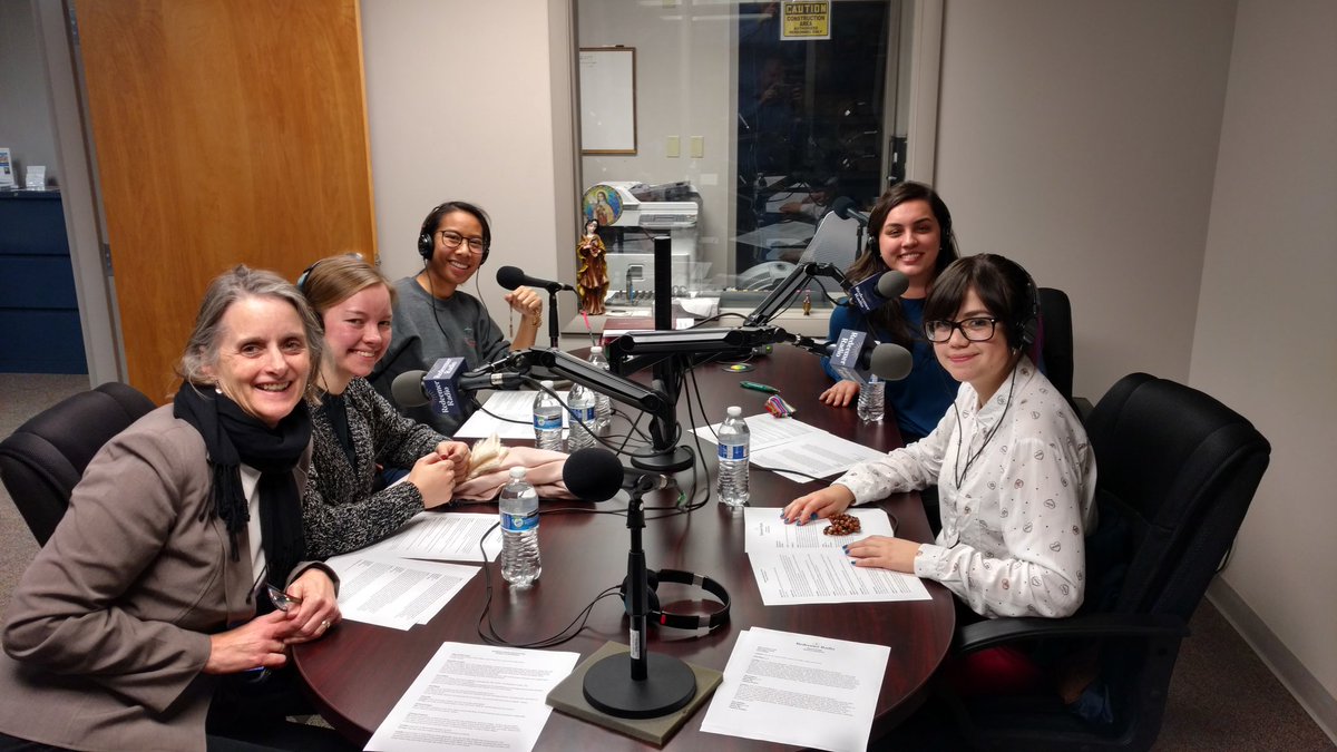 RickGonsiorek's tweet photo. Thank you @BellesMinistry for a beautiful recording of the Glorious Mysteries of the rosary for @RedeemerRadio https://t.co/6yZ64PDyuE