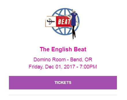 TheEnglishBeat's tweet photo. Join us as we go round the #bend...#ska stylee in #Bend #OR THIS FRIDAY, 1 December at the #DominoRoom!!
TIX: https://t.co/xrbNSvSeq0 https://t.co/800KAtqlF9