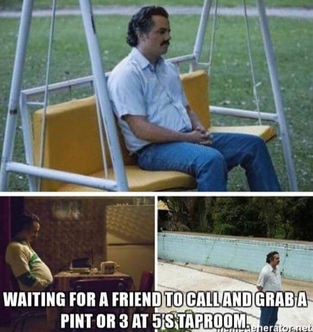 fivestaproom's tweet photo. Don't let this be you! 

Thursday 3-9
Friday &amp; Saturday 3-10
Sunday 12-8
#craftbeer #indianabeer #beer https://t.co/7xqk4A1swZ