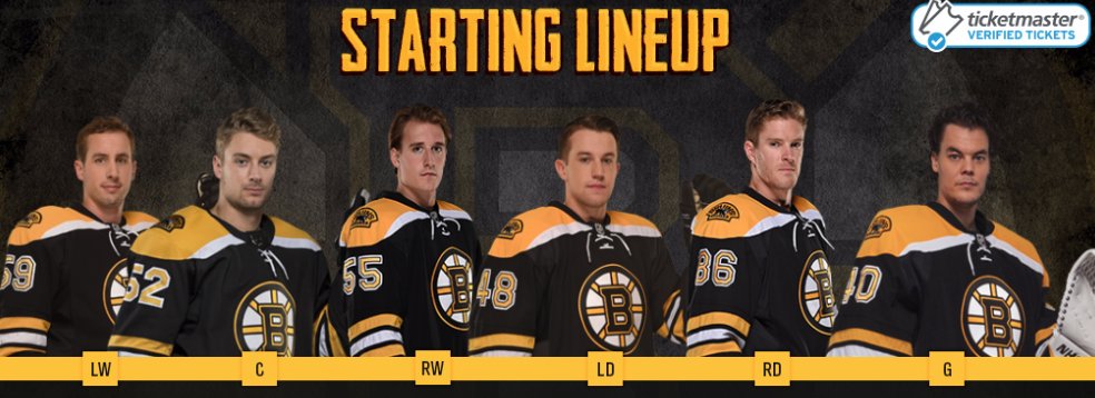 Introducing the 2017-2018 Boston Bruins opening night roster
