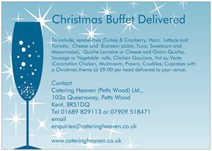 Book your Office, Home or New Years Eve Party now call 01689 829113 or 07909518471