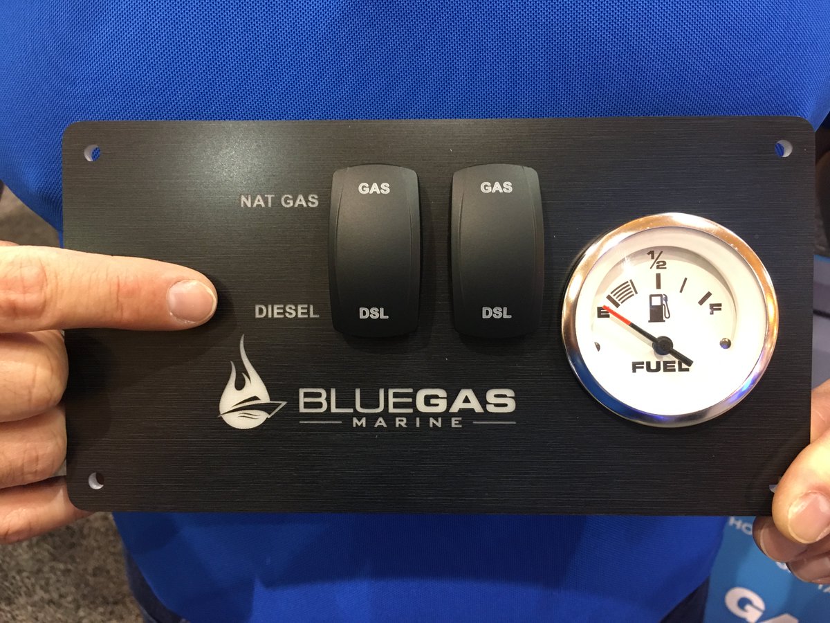 BlueGasMarine's tweet photo. We are at the New Orleans International Workboat Show.  Booth 1441.  Debuting the new diesel panel for our diesel engine technology. https://t.co/MdptfwcHaL