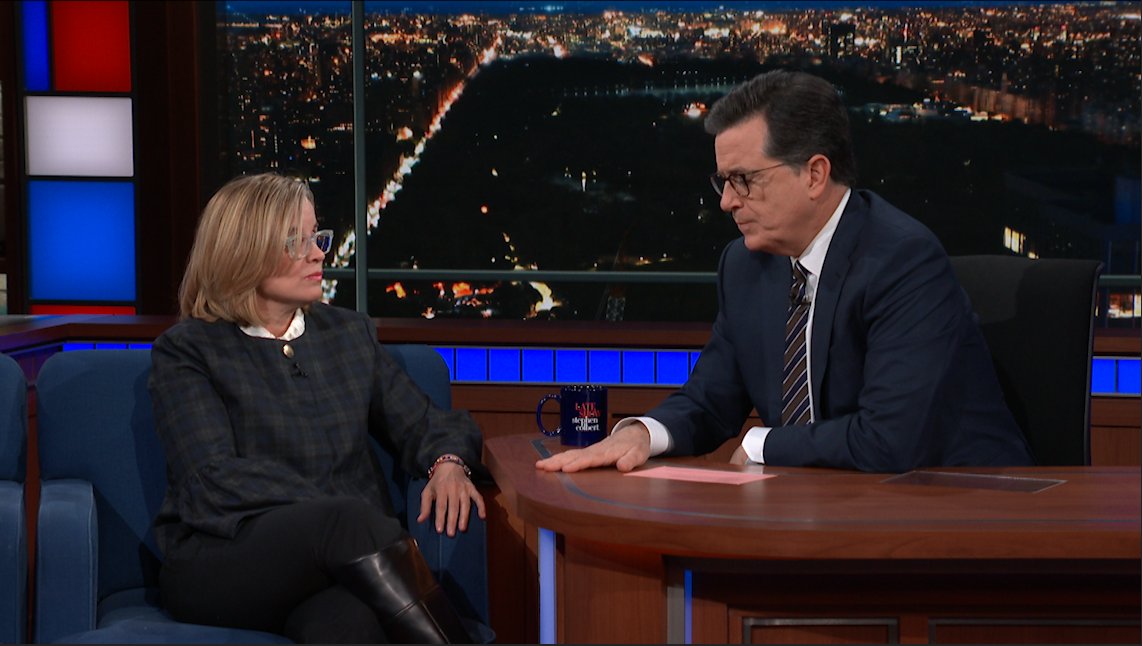 colbertlateshow's tweet photo. The American people have such a big heart, which is in contrast with the American President who has such a big mouth. - @CarmenYulinCruz on U.S. citizens donating and helping any way they can. #LSSC https://t.co/8s46MZHHP9