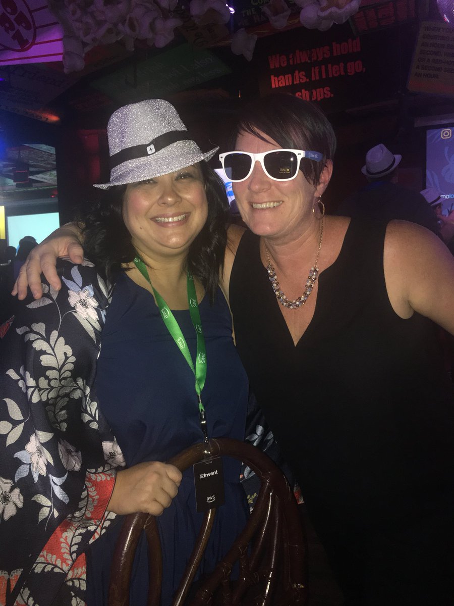 jendonovansf's tweet photo. Great clients make Vegas fun! Thanks Melissa and team Sumo for a great #ReInvent party. 

#sumoslots https://t.co/w7WCriE4bn