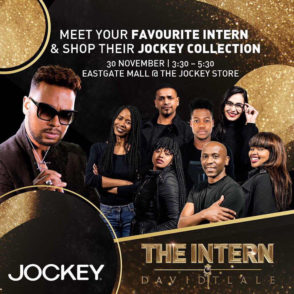 BlueTheDogDad's tweet photo. The day has arrived! From your TV onto your body! Today the collections by @TheInternSA contestants will be launched at @Jockey_SA at Eastgate Mall 💅🏽 #TheInternSA https://t.co/KnswsosDsF