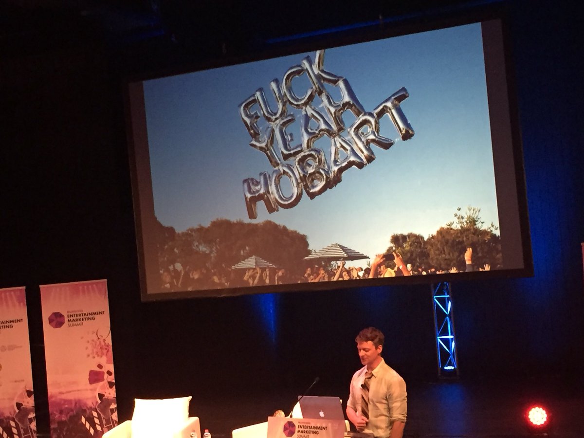 cp_unknown's tweet photo. Well I definitely don’t want to go to #mona ... or do I?!?! Fantastic presentation from Robbie Brammall @monamuseum #MumbrellaEntertainment https://t.co/Cwzq6eMZiR