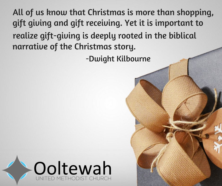OoltewahUMC's tweet photo. The gift of Christmas cannot be found in a store. The true Gift of Christmas comes from above..it comes from God. #HowtoReceive #OUMC https://t.co/YyjWGRSUwc
