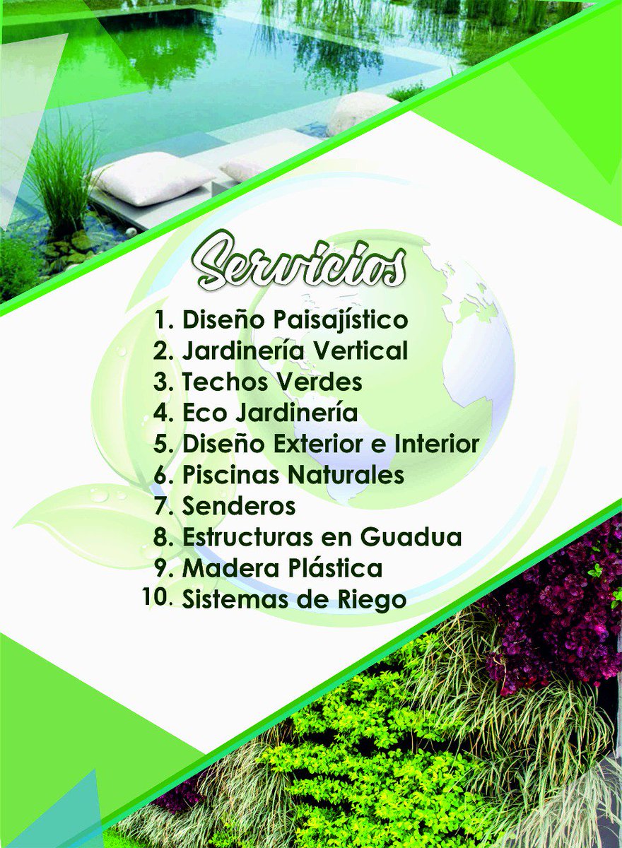 EcodesignColsas's tweet image. Ecodesign Colombua S.A.S.  Ingenieria y Conservación de ESPACIOS VERDES.