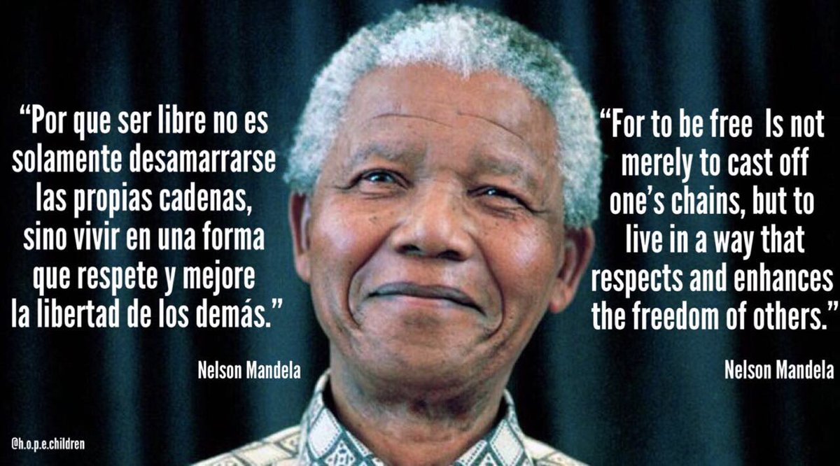 jeanetteperezd1's tweet photo. Feliz miercoles!
Happy wednesday!
#respect #nelsonmandela #freedom #libertad #responsabilidad #respeto #leapschool #hopechildren #hopefoundations #ethicallife #vidaetica #wednesday #miercoles https://t.co/Thmd9ehuNC