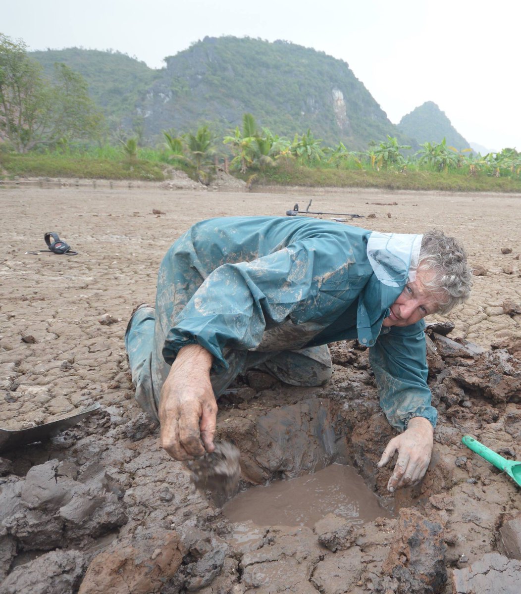 vmap08's tweet photo. This is Ian’s #FieldWorkFace you too could have one if you join the VMAP terrestrial project in April 2018 #Vietnam #archaeology https://t.co/hJUr55a2Jb https://t.co/WATdRgMFte