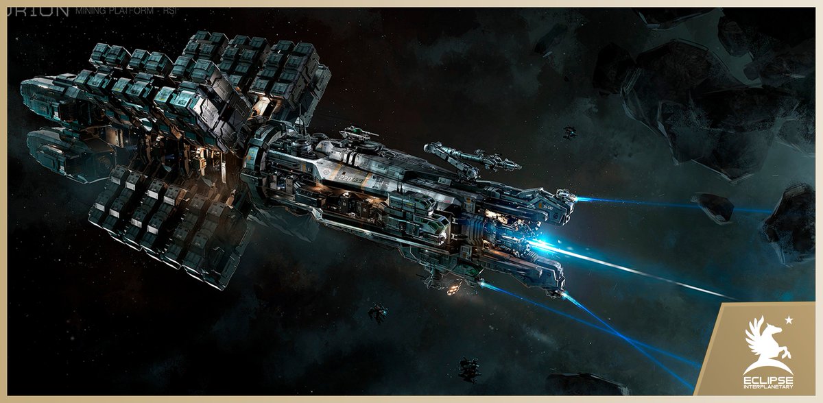 eclipseinter's tweet photo. Incorporamos a nuestra flota 3 #RSIOrion
#StarCitizen #EclipseCorp https://t.co/so143vcp1z