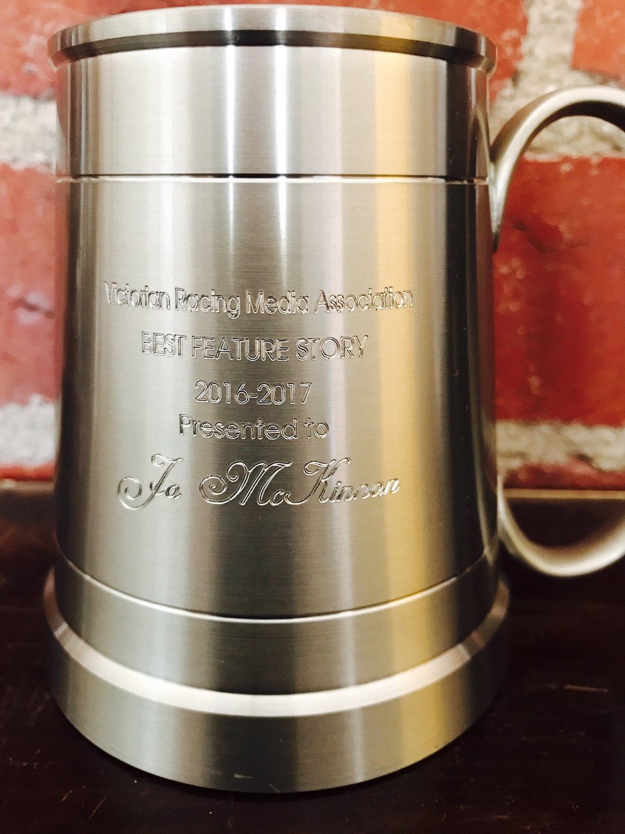 Very proud to win the <a href="/VRMA_1/">Victorian Racing Med</a> Best Feature Award for 2016/17 against a tough field