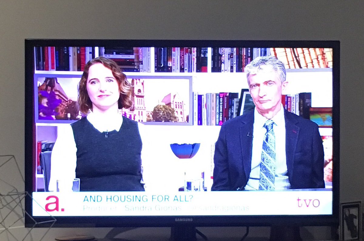 Great panel on @TheAgenda talking #nationalhousingstrategy. @EvergreenCanada’s Michelle German highlights how housing investments will pay off in reduced healthcare, and other costs.