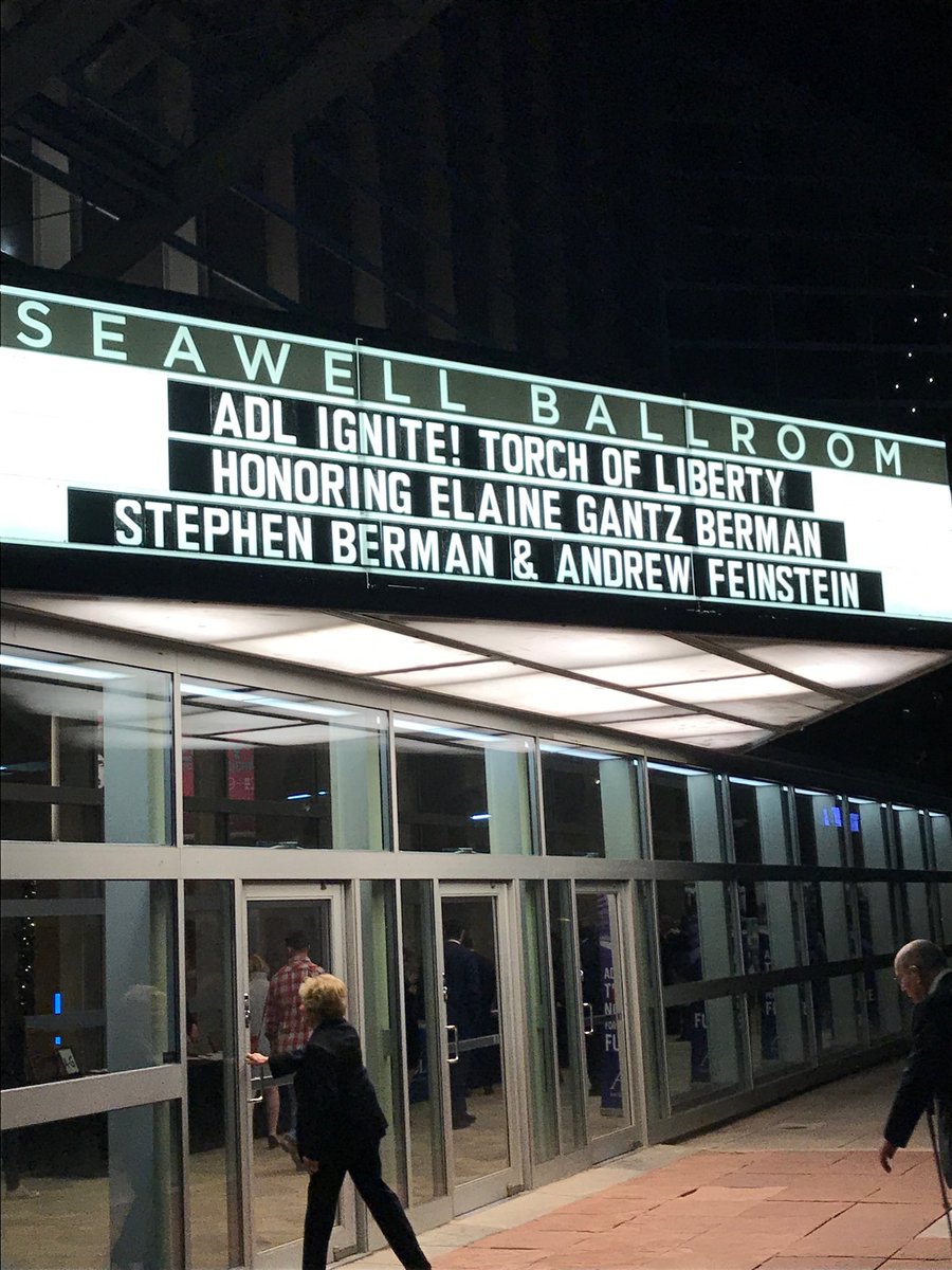 Congrats to <a href="/msudenver/">MSU Denver</a> trustee Elaine Berman and husband Steve-  tonight’s ADL Torch of Liberty honorees.
