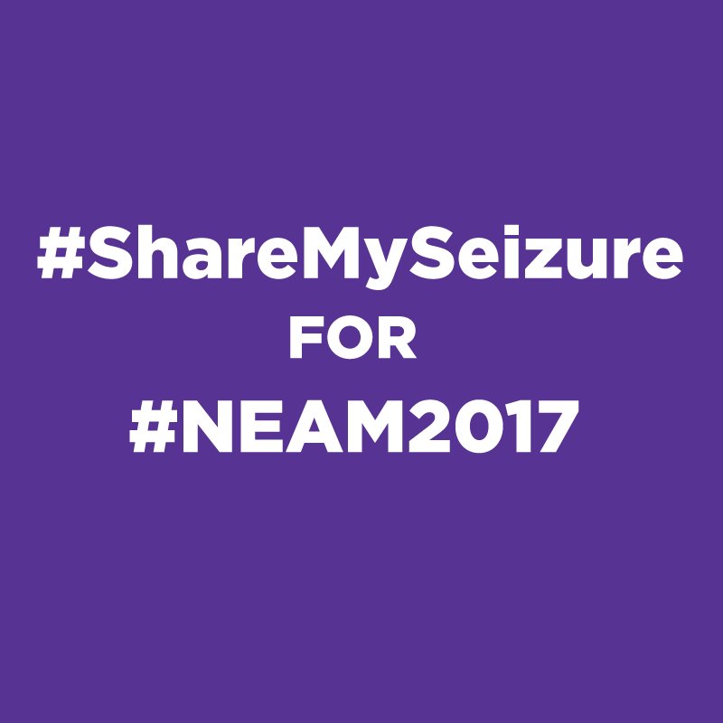 TalkAboutItorg's tweet photo. As #NEAM2017 comes to a close, we want to know how you participated in #ShareMySeizure. Tweet at us &amp; let us know w/ #ShareMySeizure. https://t.co/NHhzRbQhjA