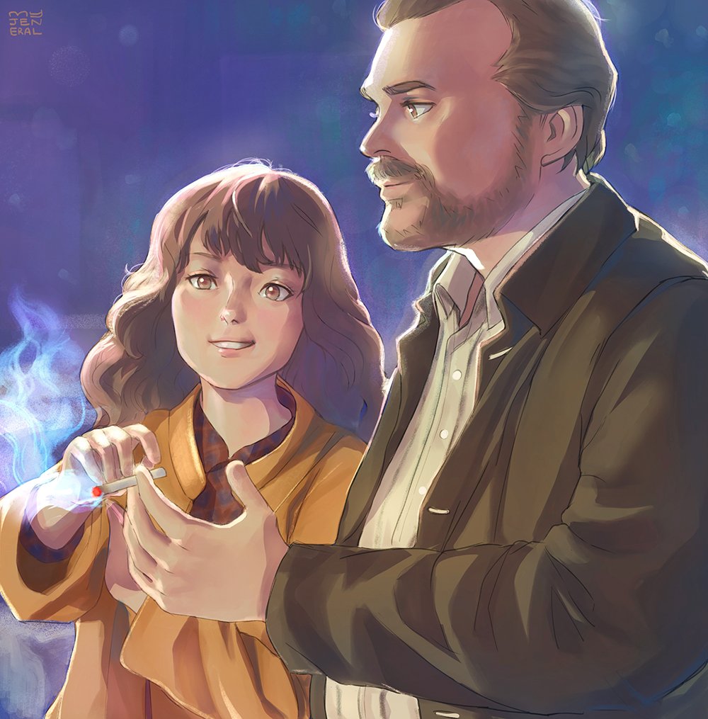 myjenerals's tweet photo. cigarette sharing (hi-image : https://t.co/FntsCqf7Dj) #StrangerThings #StrangersThings2 #StrangererThings #jopper https://t.co/V8ilkQiGbC