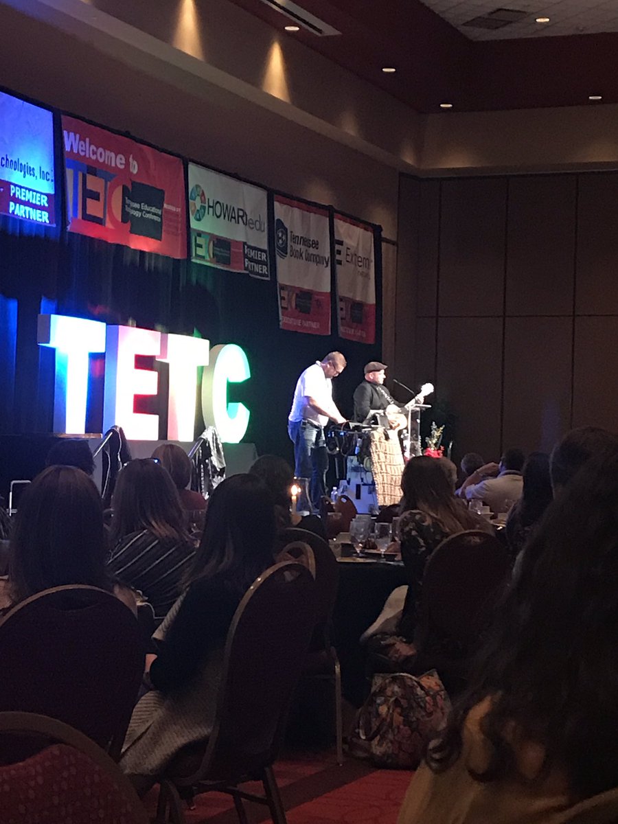 wcsCOafd's tweet photo. Thanks for the inspiration and the rock show @kevinhoneycutt #TETC17 #WCEdTech https://t.co/Id0aUytFs6