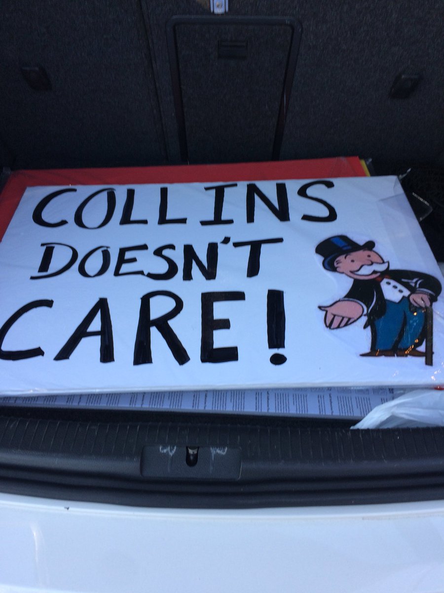 Nazzarella1's tweet photo. @NWTA_Union @NYSUTWNY @NYSUT I missed a selfie with my Mama tonight as we marched but here’s what my trunk looked like as we packed it. #TaxScam #DayOfAction https://t.co/ycwv8ssXoa