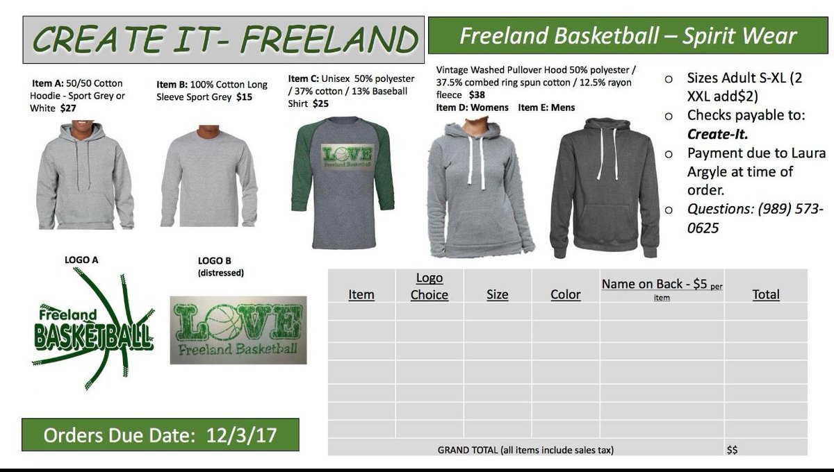 FreelandSec's tweet photo. If you or anyone you know would like to purchase these to support our guys and girls bball teams this year, contact one of the Argyle’s!!!!! https://t.co/u9lnmcBHPf