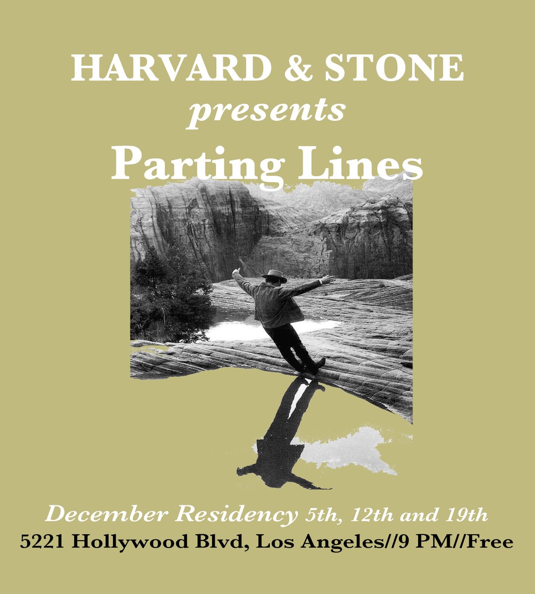 *Dec 5th 
The Blank Tapes (solo)
Joel Jerome 
*Dec 12th 
Zeb Zaitz 
Little Wings 
*Dec 19th 
Remambran 
Kacey Johansing