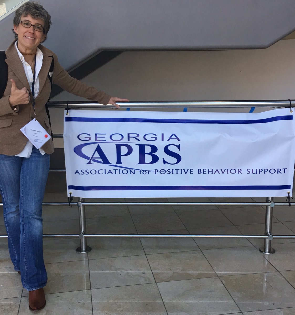 TraumaandHope's tweet photo. Spreading the word on childhood trauma today at the Georgia Association for Positive Behavior Support Conference #GAPBS2017 #traumainformed https://t.co/orETGfpNeL
