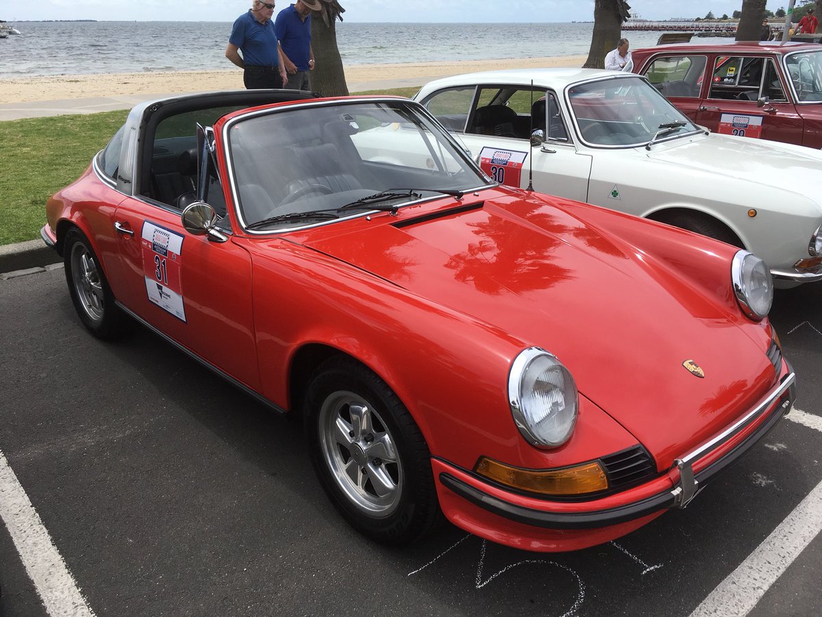 PorscheClubVic's tweet photo. 2/2 Back at Geelong Waterfront for the Targa Florio Australian Tribute official start #Geelong #Porsche #TargaFlorioAustralia #Tribute https://t.co/YLQNPnUCy6