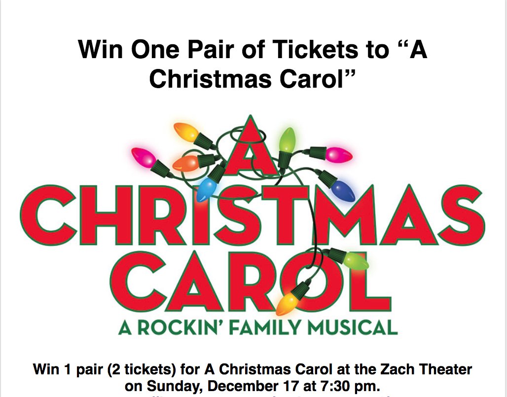 FrontRowCtr's tweet photo. Hey #Austin ENTER TO WIN One Pair of Tickets to “A Christmas Carol" Musical at the ZACH Theatre on December 17, 2018. 

ENTER &amp; SHARE!!
👇👇👇👇👇👇👇👇👇
https://t.co/rQmOiDNC7X

@zachtheatre https://t.co/GHrCKwruei