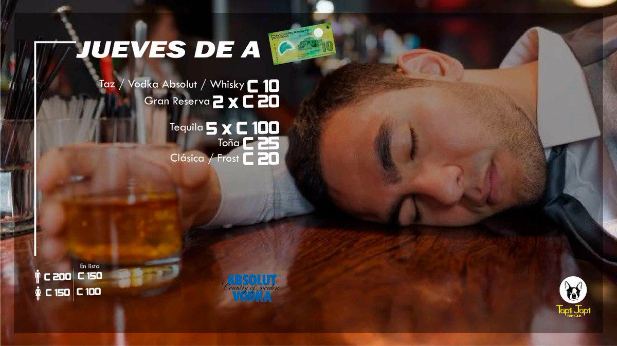 JapiTapiNic's tweet photo. ¿Ya vieron clase bacanal el que nos vamos a lanzar mañana jueves? 😁😁😁
todo bien baratito, para festejar los que pasaron el año y de paso ahogarnos en alcohol los que no 😭😭😭😭
como sea, no te lo podés perder 😁
#TapiJapi https://t.co/e00ahfUHHf