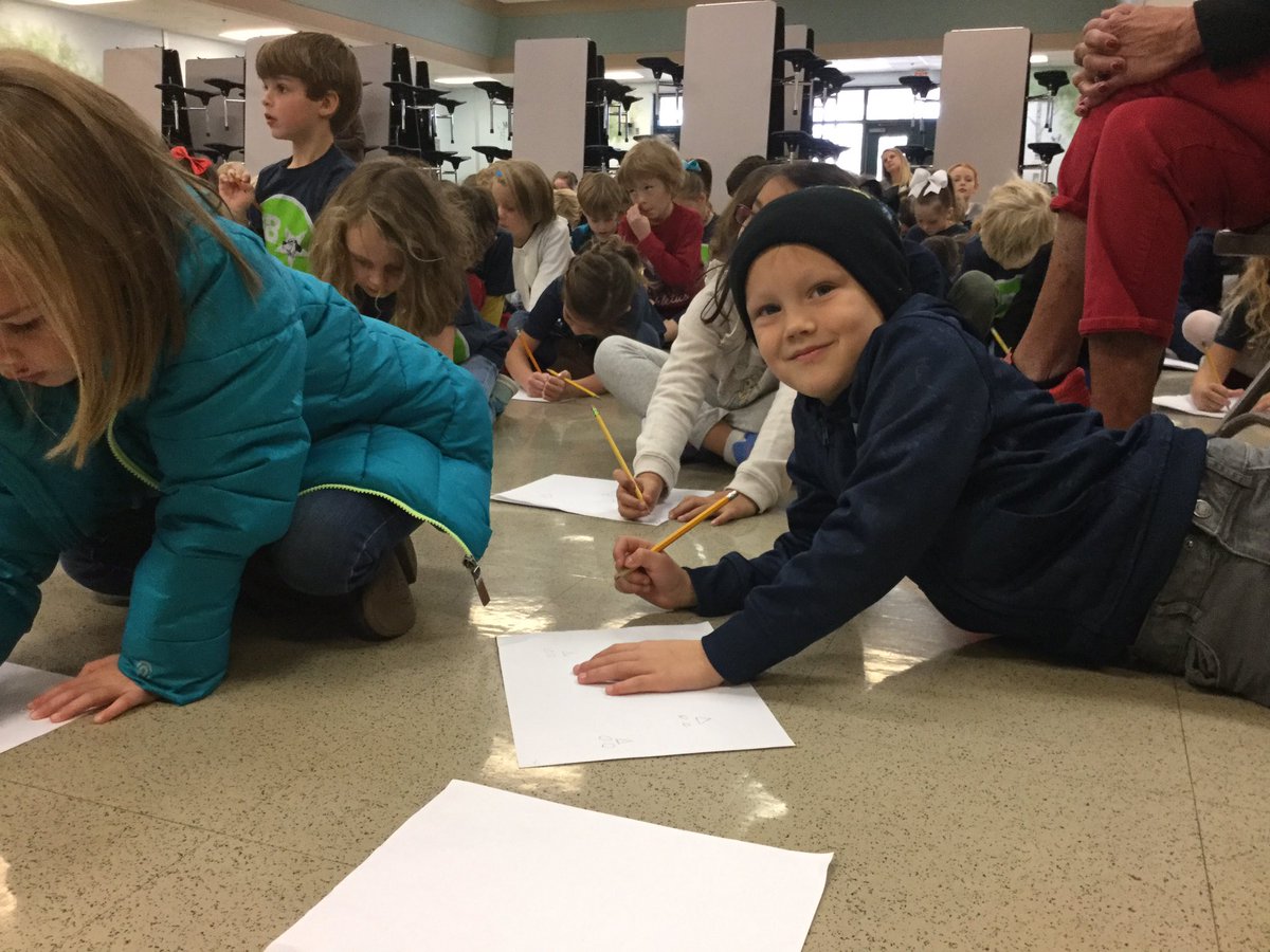 HBESLibrary's tweet photo. @MrNathanHale told some Lewis &amp; Clark stories the kids are sure to remember.  They were mesmerized! #wcslibs https://t.co/ZqopN8q3cl
